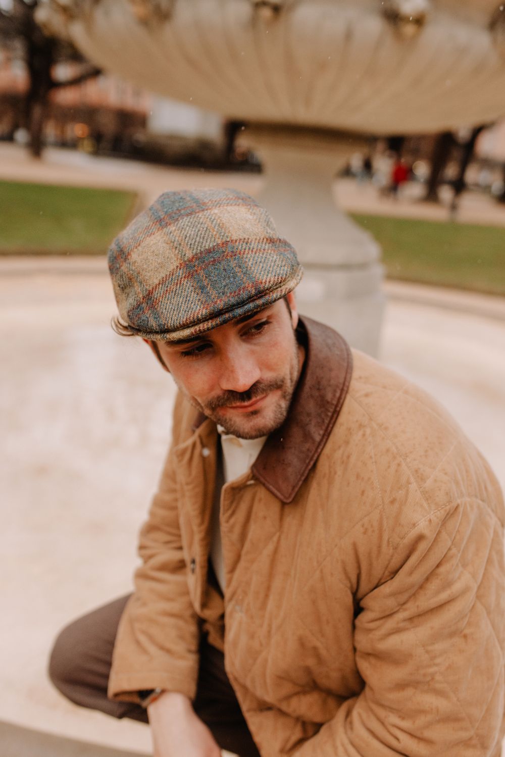 Person with a child.