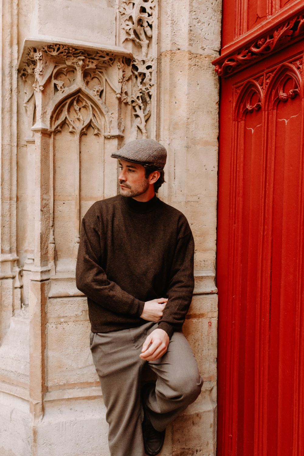 Person with a child.