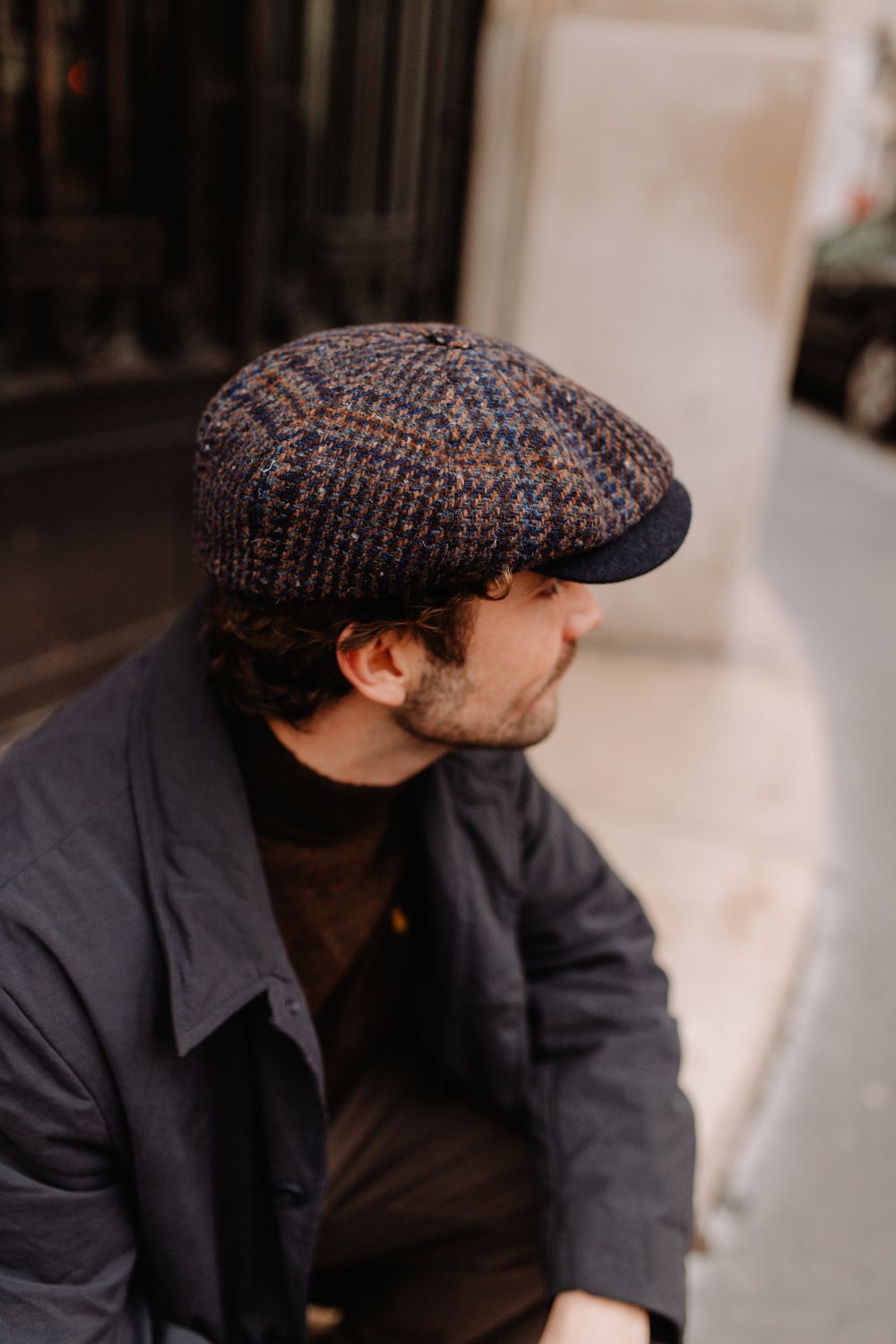 Person standing by the ocean.