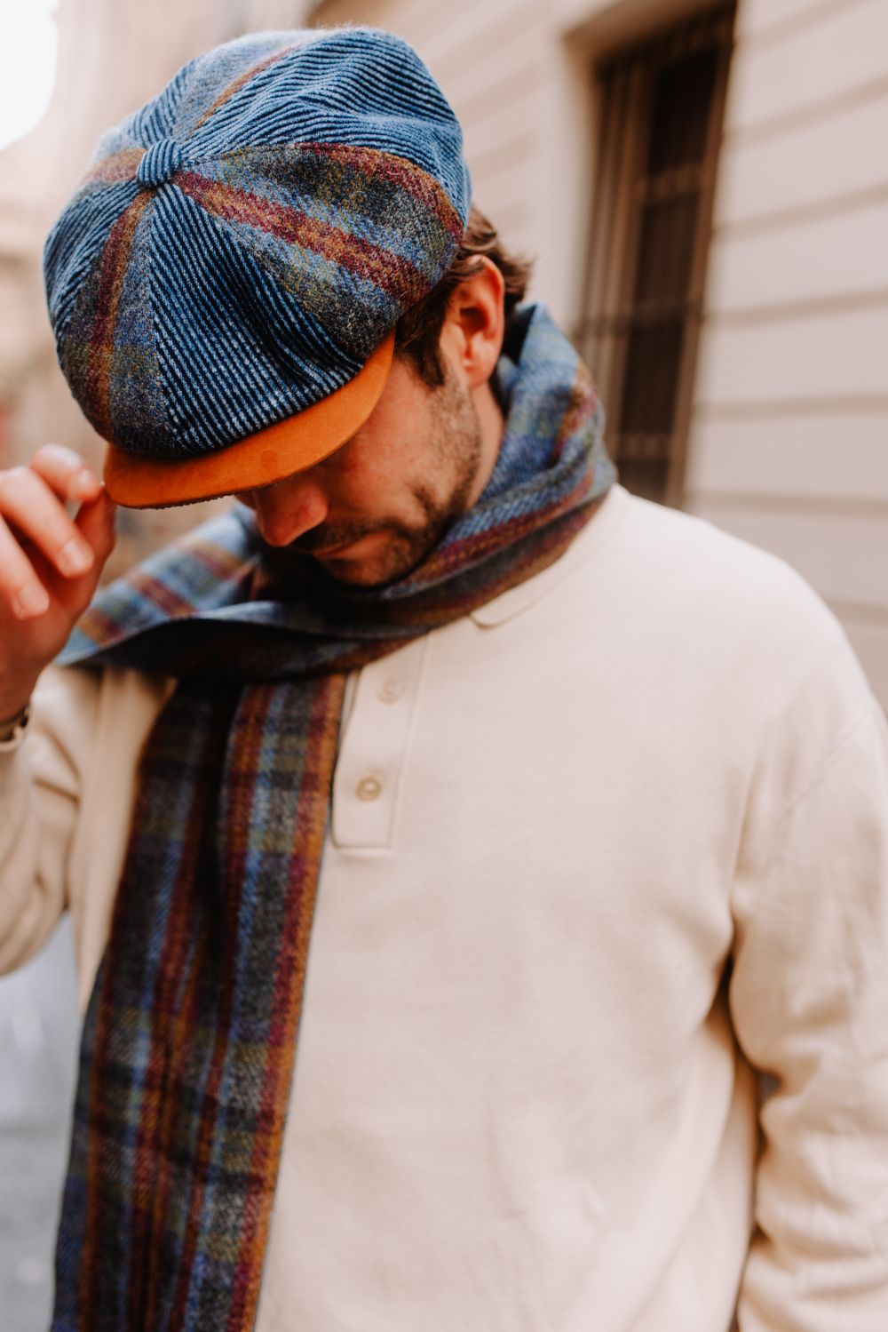 Person with a child.