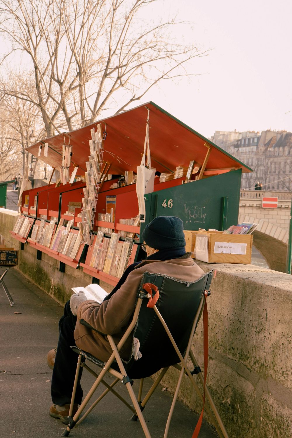 Person with a child.